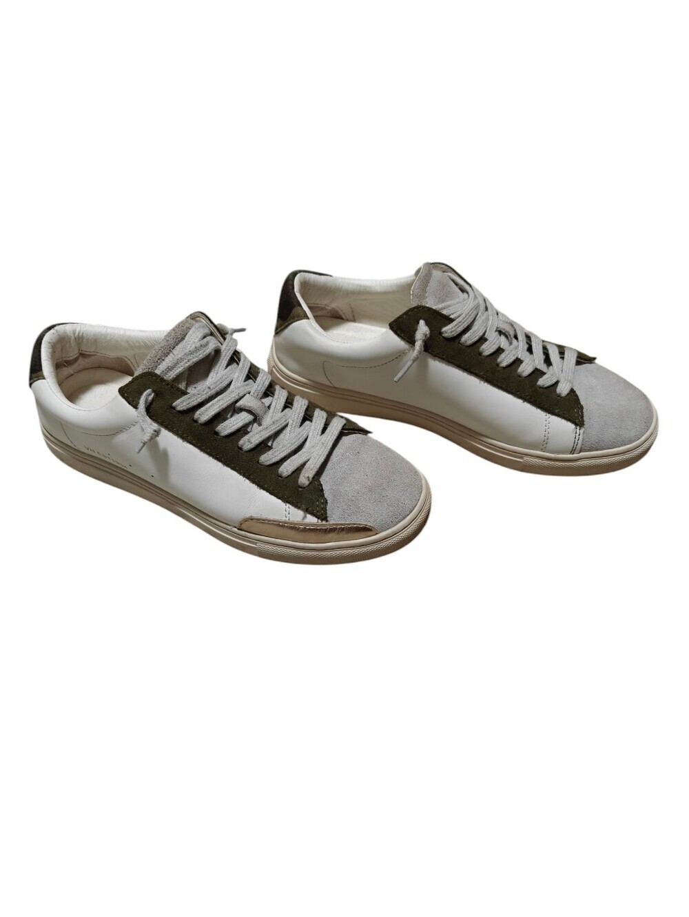 VINTAGE HAVANA Melissa -Whitw/Black/Grey Camo Low-Top Sneakers Size 6.5